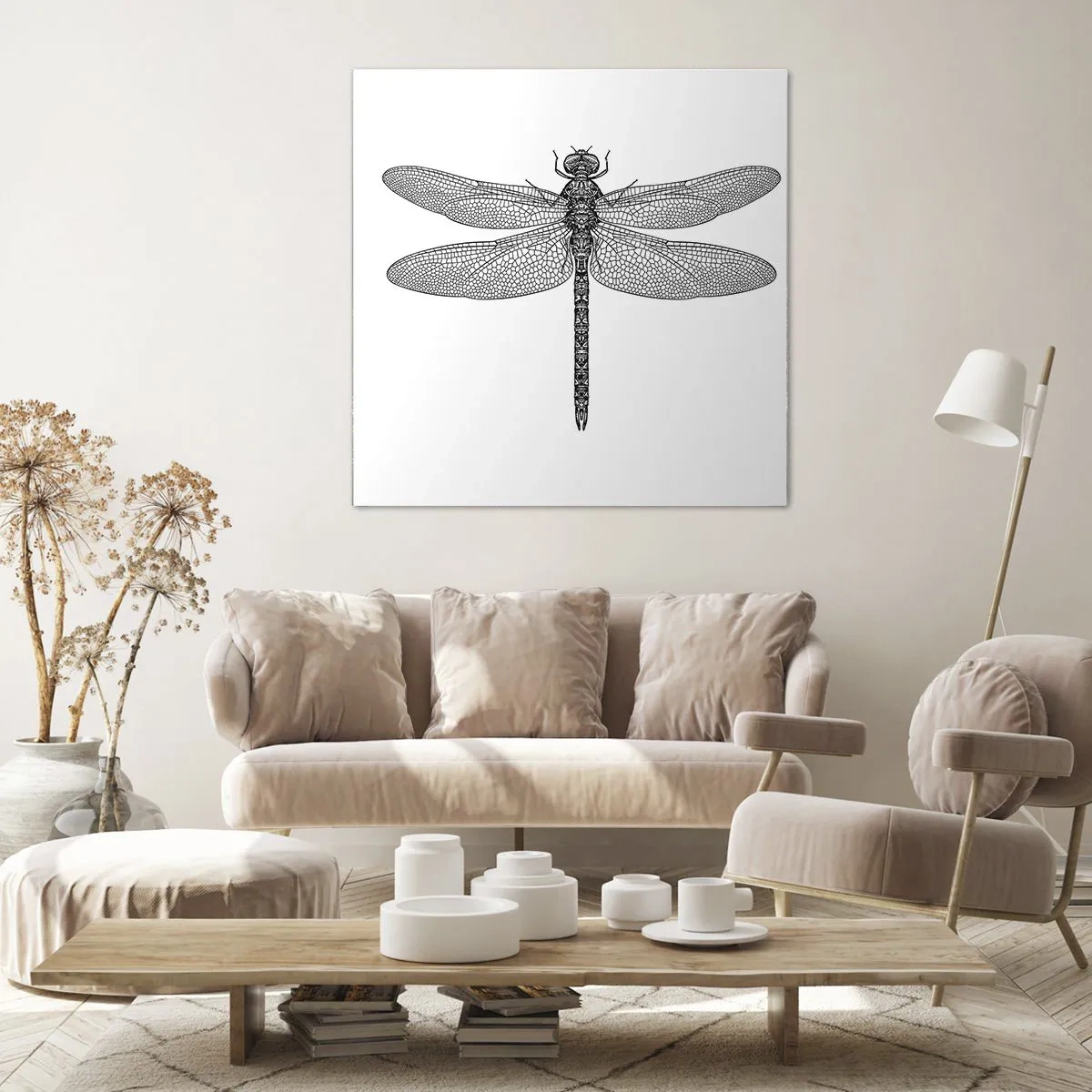 Impression sur toile - Image sur toile - Précision de la nature - 70x70 cm