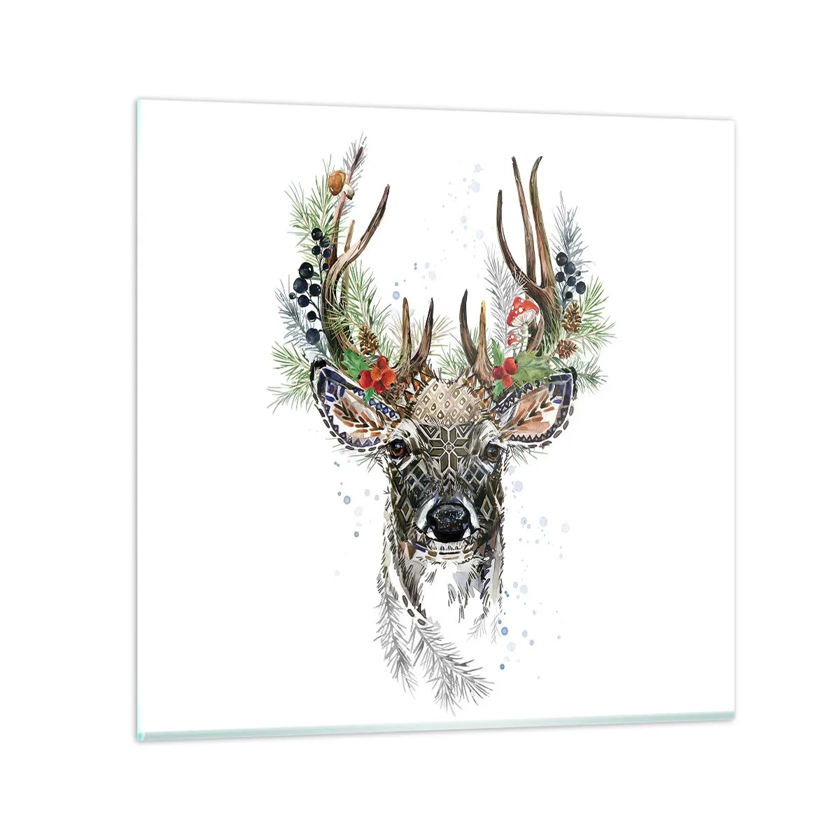 Impression sur verre - Image sur verre - En robe de fête - 30x30 cm