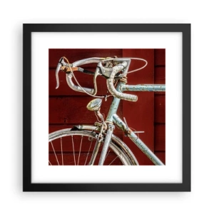 Affiche dans un cadre noir - Poster - Construit pour la victoire - 30x30 cm