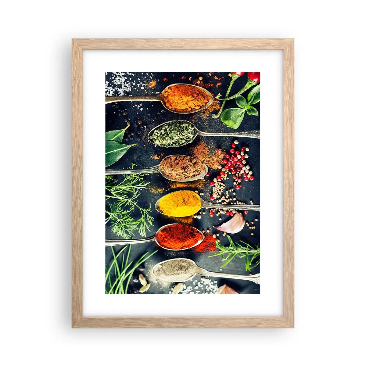 Affiche dans un chêne clair - Poster - Magie culinaire - 30x40 cm