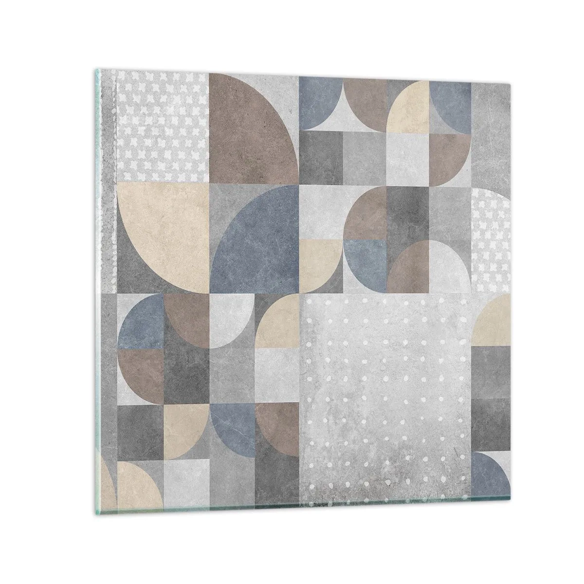 Impression sur verre - Image sur verre - Fantaisie de la céramique - 70x70 cm