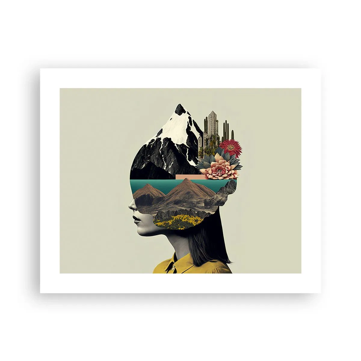 Affiche - Poster - La femme – toujours un mystère - 50x40 cm