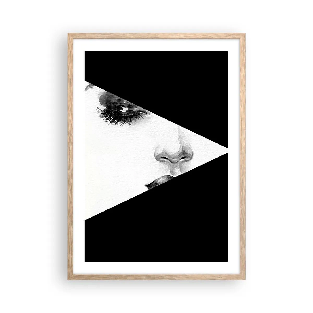 Affiche dans un chêne clair - Poster - Toujours inconnu - 50x70 cm