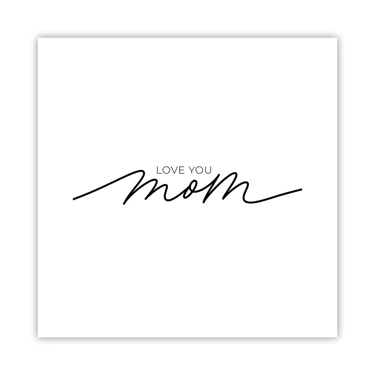 Affiche - Poster - Grand chamboulement - 30x30 cm