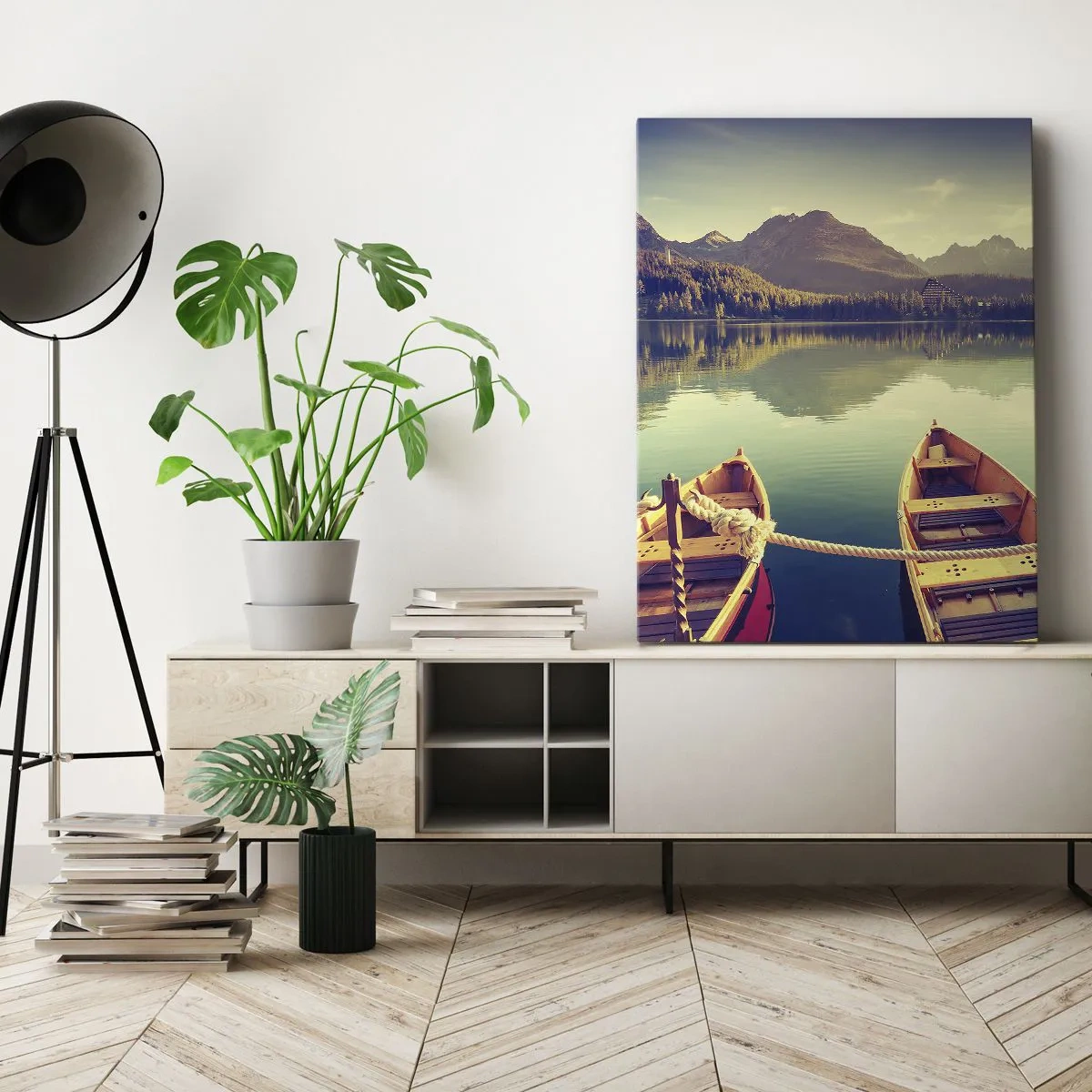 Impression sur toile - Image sur toile - Vivre selon ses règles - 45x80 cm