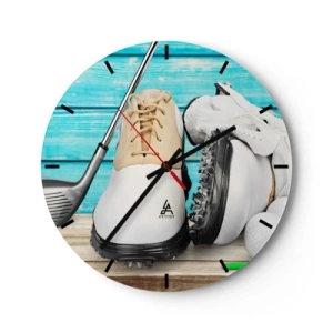 Horloge murale - Pendule murale - Tout est prêt - 40x40 cm