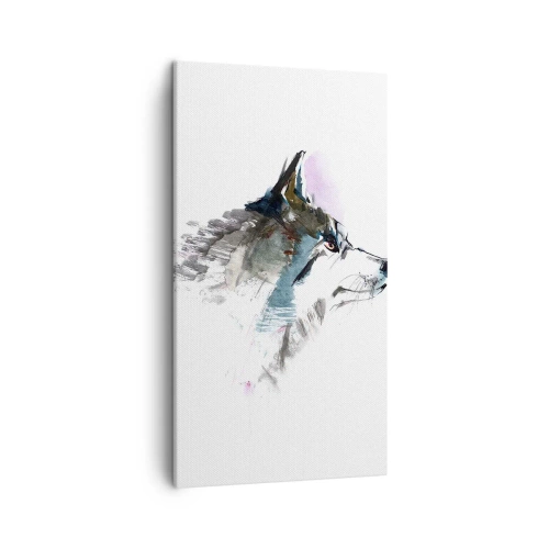 Impression sur toile - Image sur toile - On parle du loup - 45x80 cm