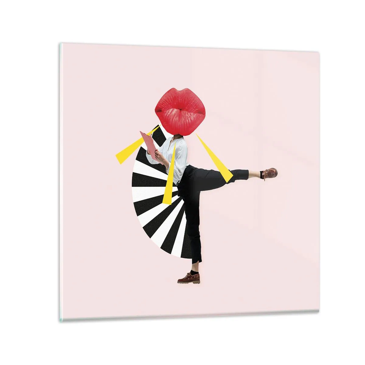 Impression sur verre - Image sur verre - Pop-art surréaliste - 70x70 cm