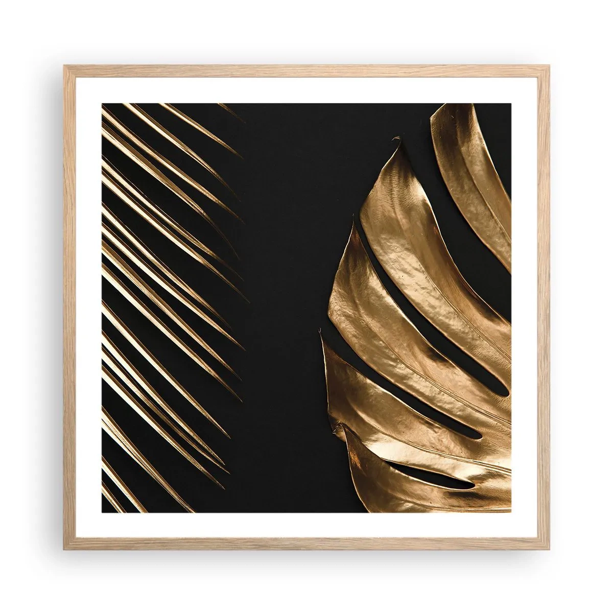 Affiche dans un chêne clair - Poster - Différent et tout aussi cher - 60x60 cm