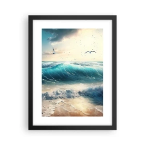 Affiche dans un cadre noir - Poster - Ça bourdonne seulement pour toi - 30x40 cm