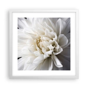 Affiche dans un cadre blanc - Poster - Le matin de la jeune mariéé - 40x40 cm