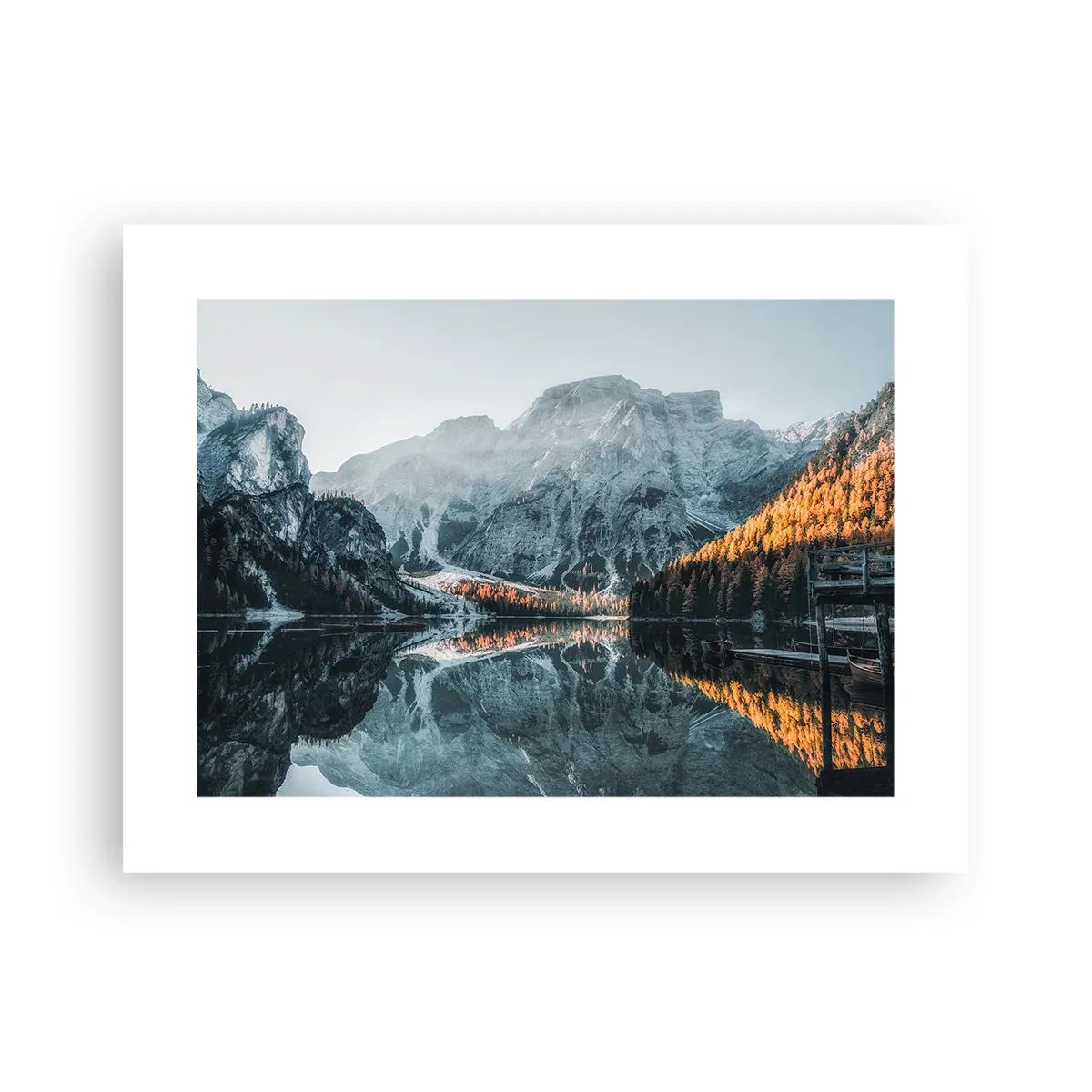 Affiche - Poster - Reflet de paysage - 40x30 cm