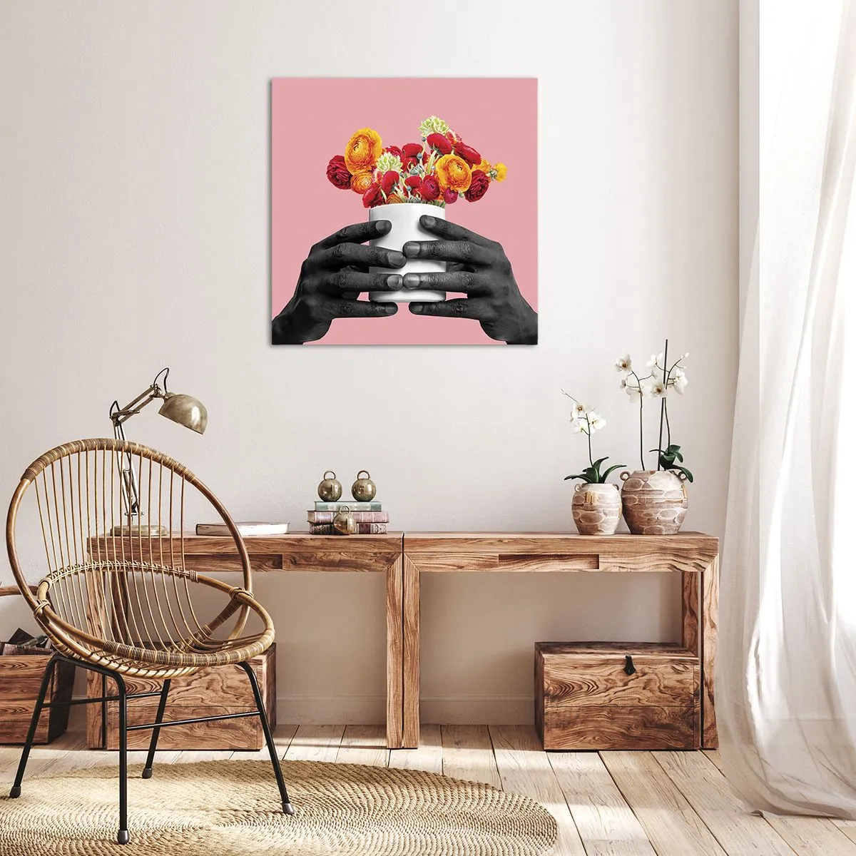 Impression sur toile - Image sur toile - Apothéose de la vie - 70x70 cm