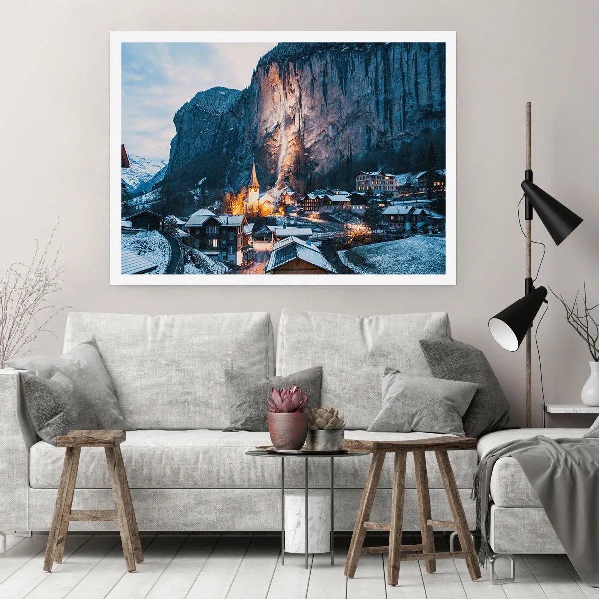 Affiche - Poster - Esprit brillant de l'hiver - 70x50 cm