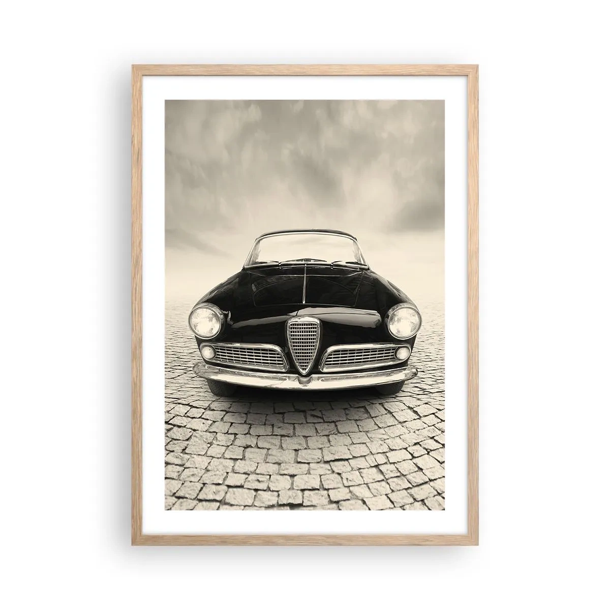 Affiche dans un chêne clair - Poster - Et alors! Tu ne m'aime pas? - 50x70 cm