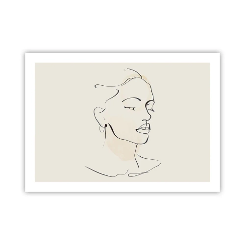 Affiche - Poster - Une ligne certaine - 70x50 cm