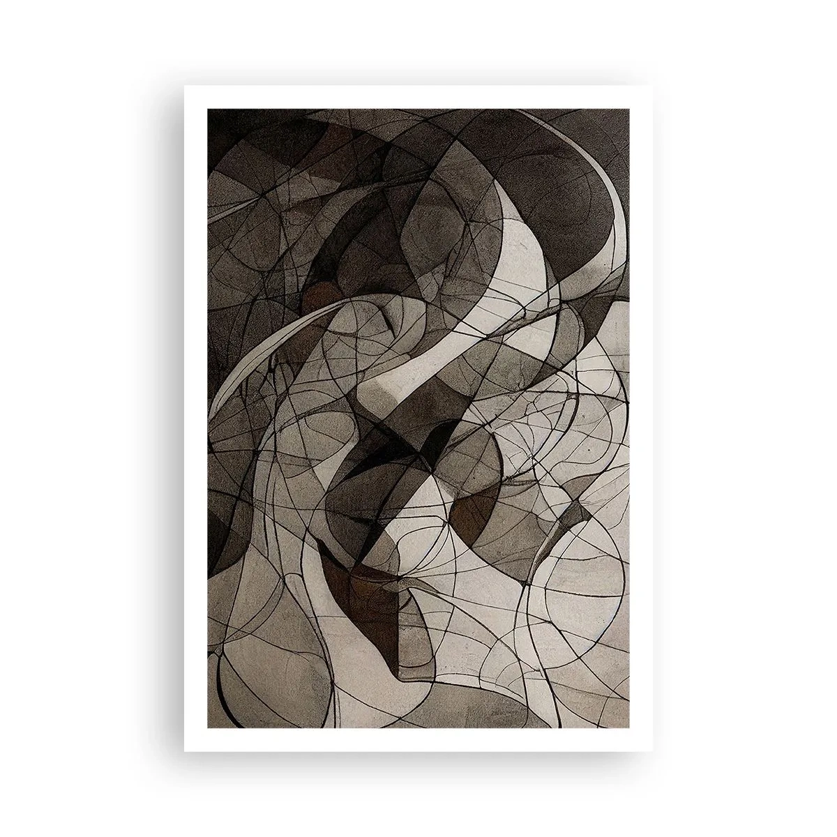 Affiche - Poster - Circulation des couleurs de la terre - 70x100 cm