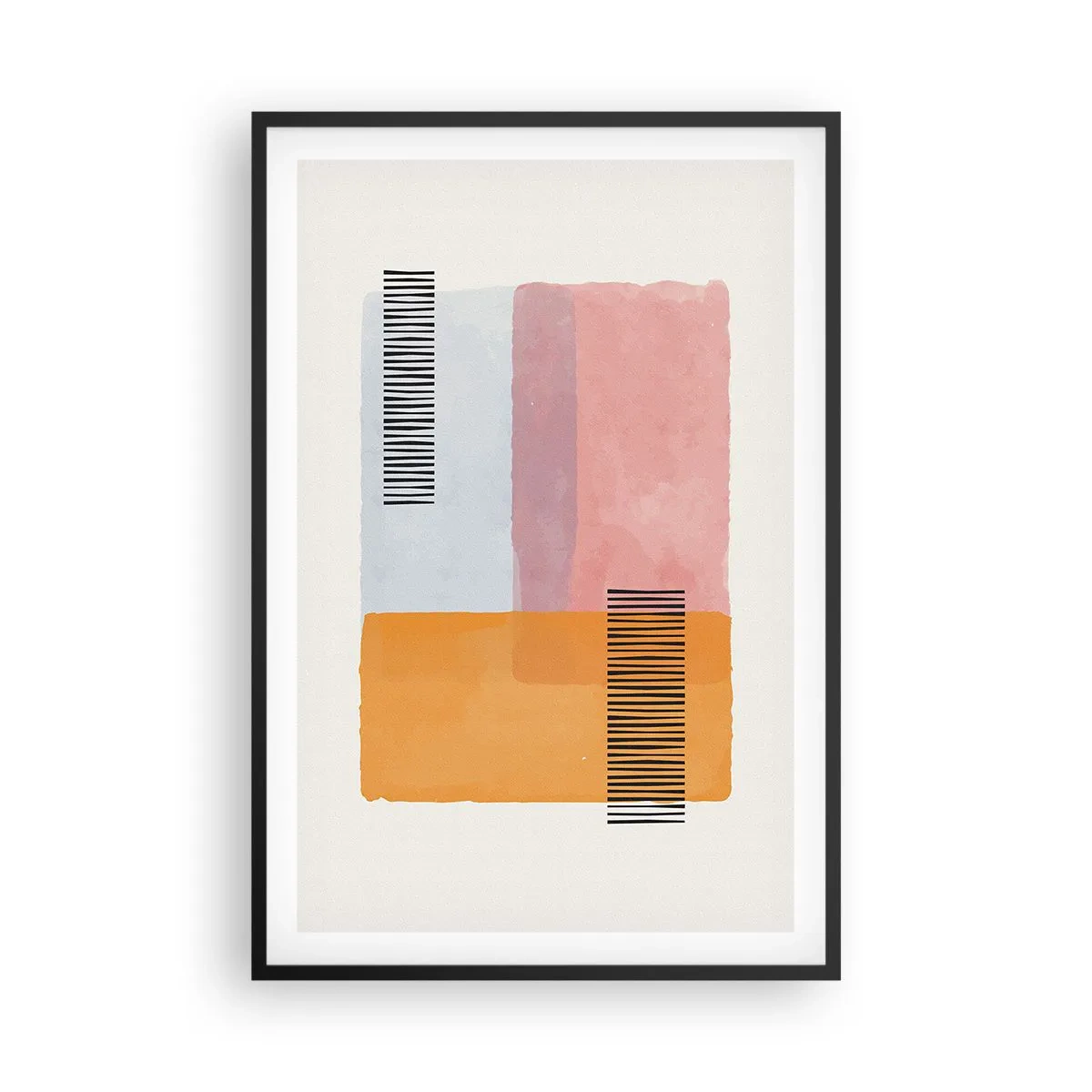 Affiche dans un cadre noir - Poster - D'un coin à l'autre - 61x91 cm