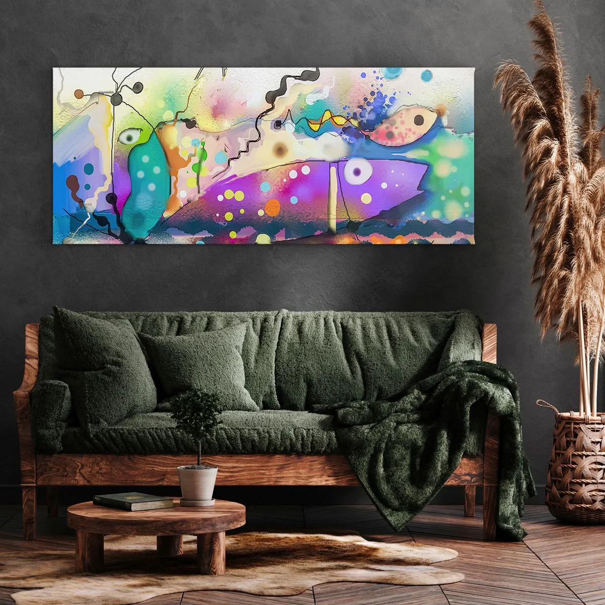 Impression sur toile - Image sur toile - Sans mots! - 100x40 cm