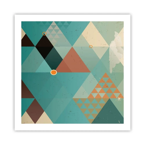 Affiche - Poster - Unité de la multiplicité, multiplicité de l'unité - 60x60 cm