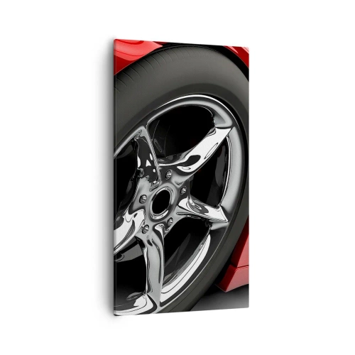 Impression sur toile - Image sur toile - Conçu pour la vitesse - 55x100 cm