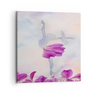 Impression sur toile - Image sur toile - Délicat comme une fleur - 70x70 cm