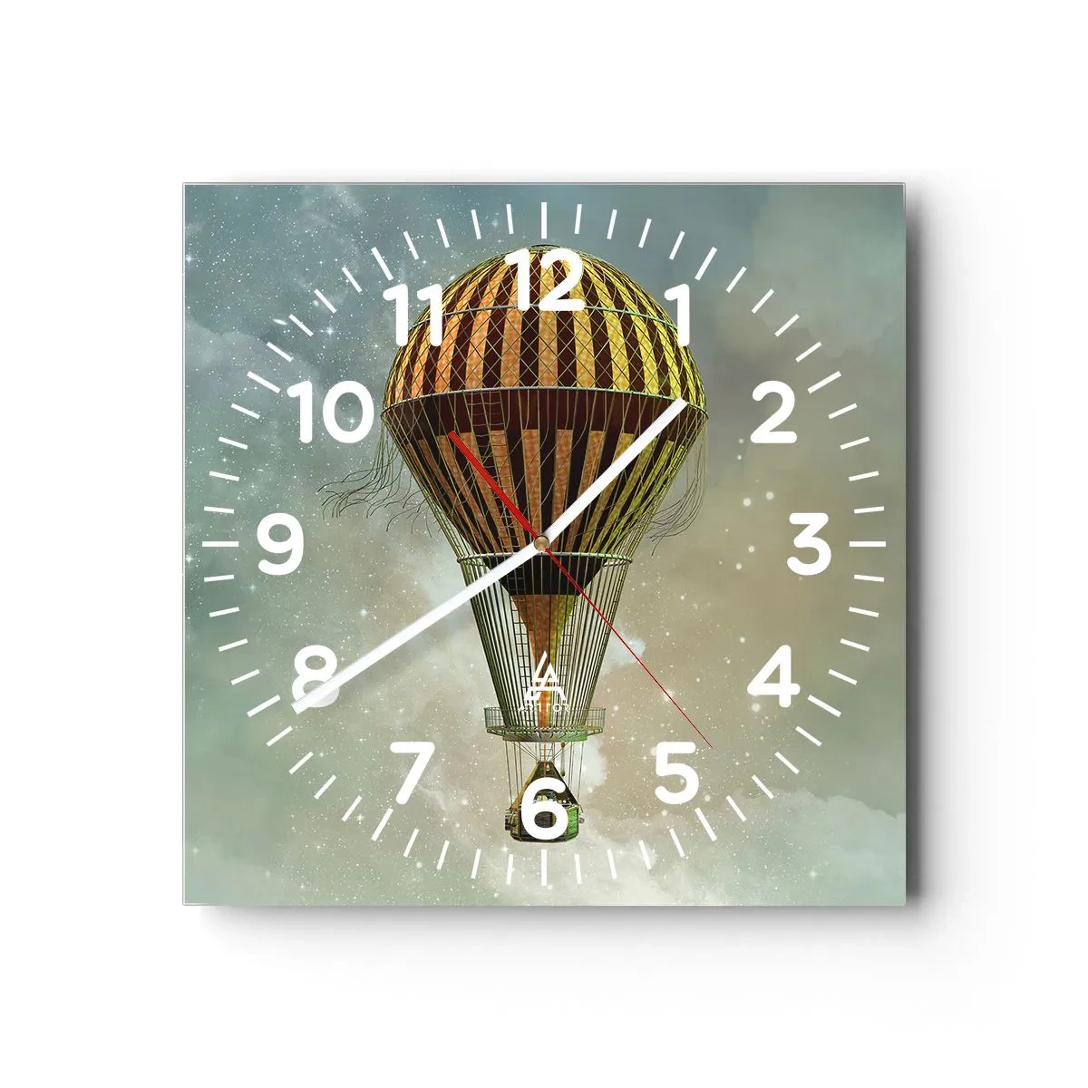 Horloge murale - Pendule murale - Vols pionniers - 30x30 cm