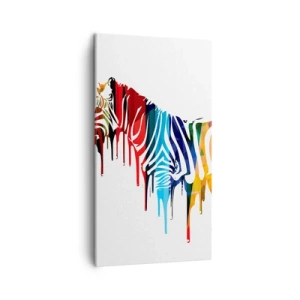 Impression sur toile - Image sur toile - Pas seulement en noir et blanc - 45x80 cm