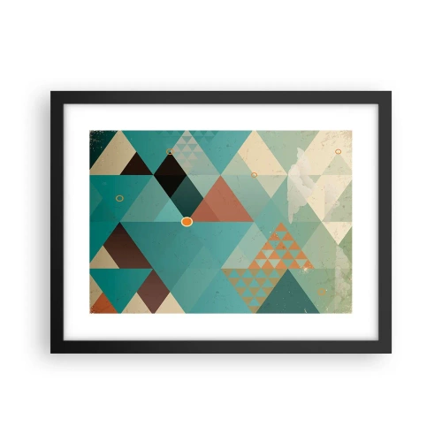 Affiche dans un cadre noir - Poster - Unité de la multiplicité, multiplicité de l'unité - 40x30 cm