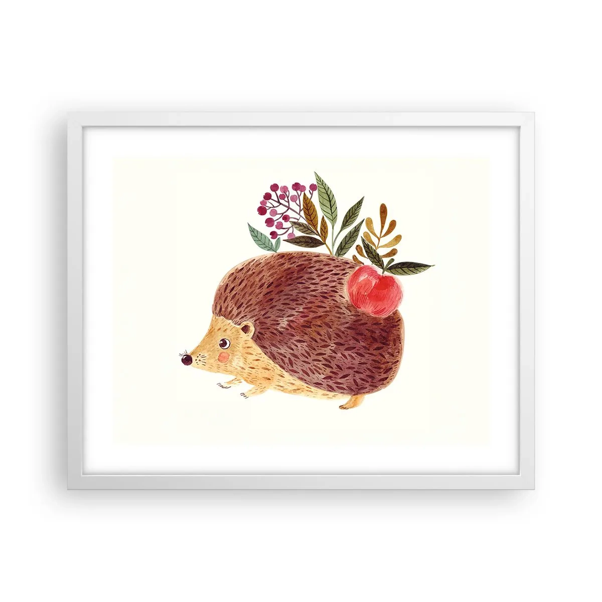 Affiche dans un cadre blanc - Poster - Et tu m’apprécies déjà - 50x40 cm