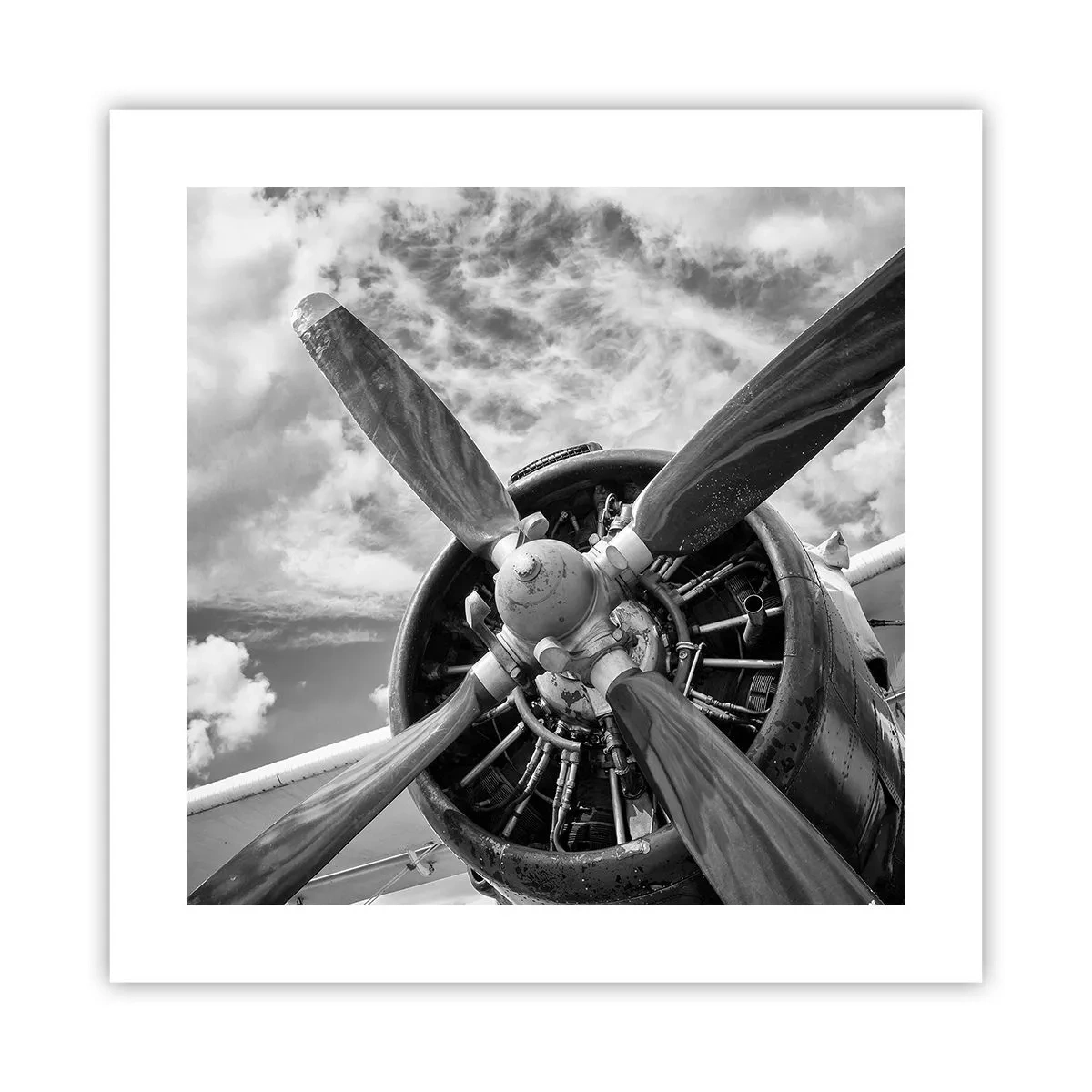 Affiche - Poster - Dompteur de ciel - 40x40 cm