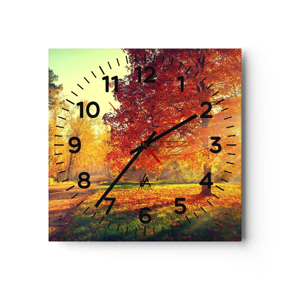 Horloge murale - Pendule murale - Le roux est beau - 40x40 cm