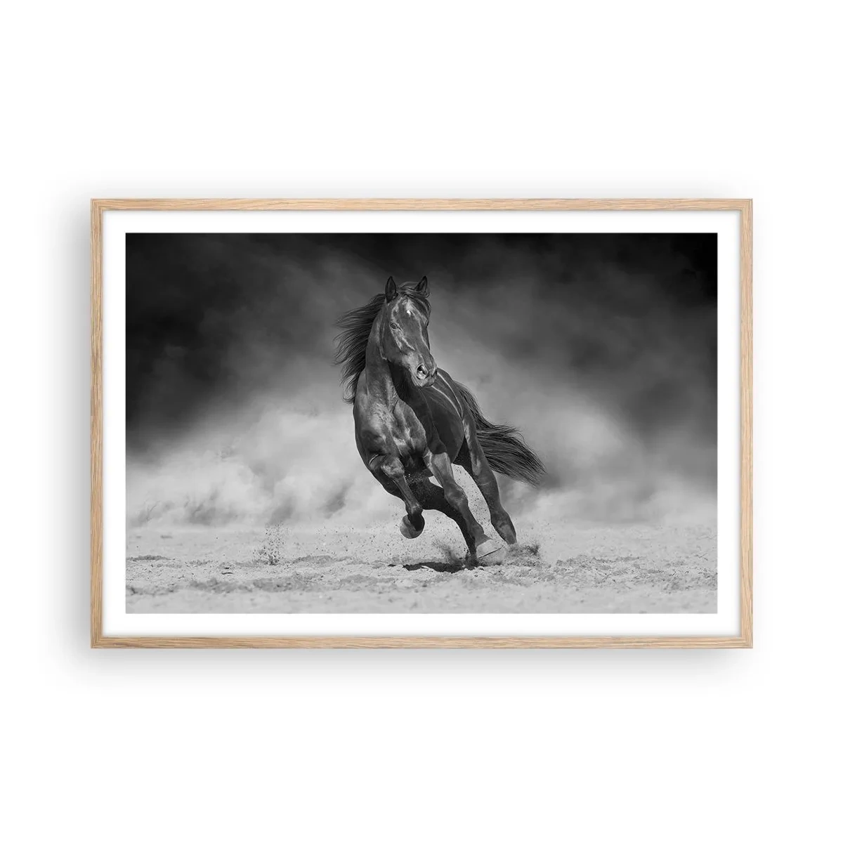 Affiche dans un chêne clair - Poster - Digne de l'émir lui-même - 91x61 cm