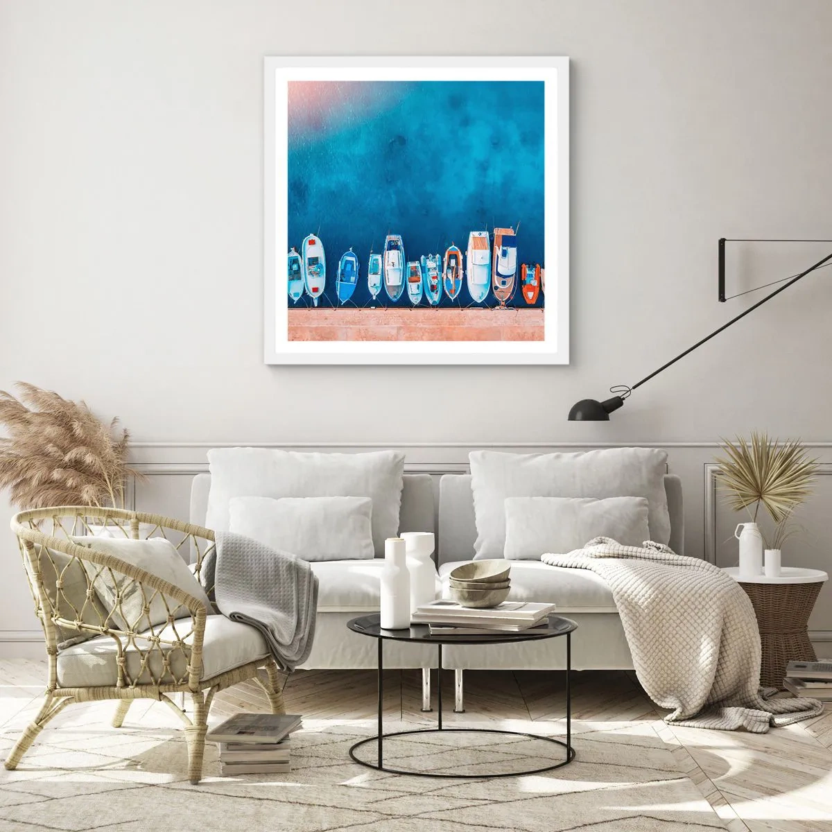 Affiche dans un cadre blanc - Poster - En une seule fois - 40x40 cm
