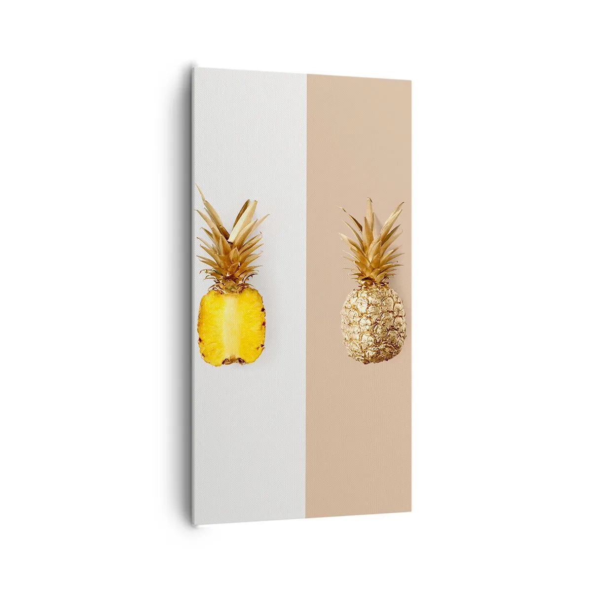 Impression sur toile - Image sur toile - Ananas pour nous - 65x120 cm
