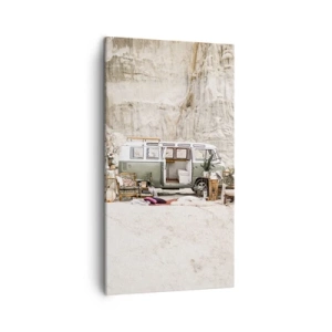 Impression sur toile - Image sur toile - Il est temps de commencer le voyage - 45x80 cm