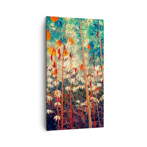 Impression sur toile - Image sur toile - La vie secrète des feuilles - 45x80 cm