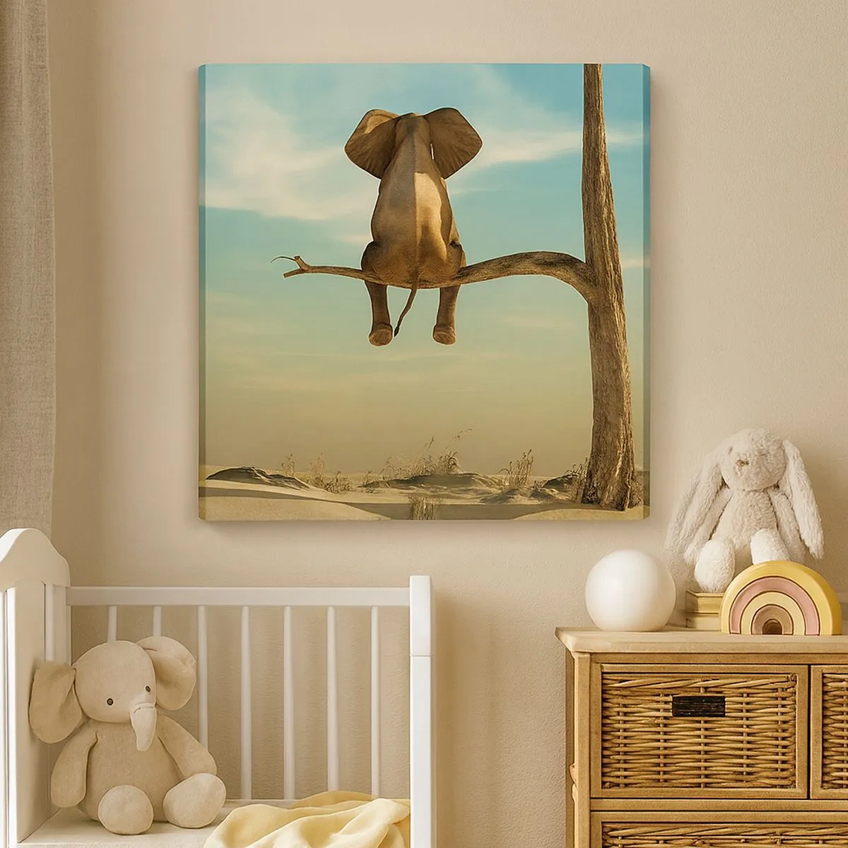 Impression sur toile - Image sur toile - Nouveau point de vue - 30x30 cm