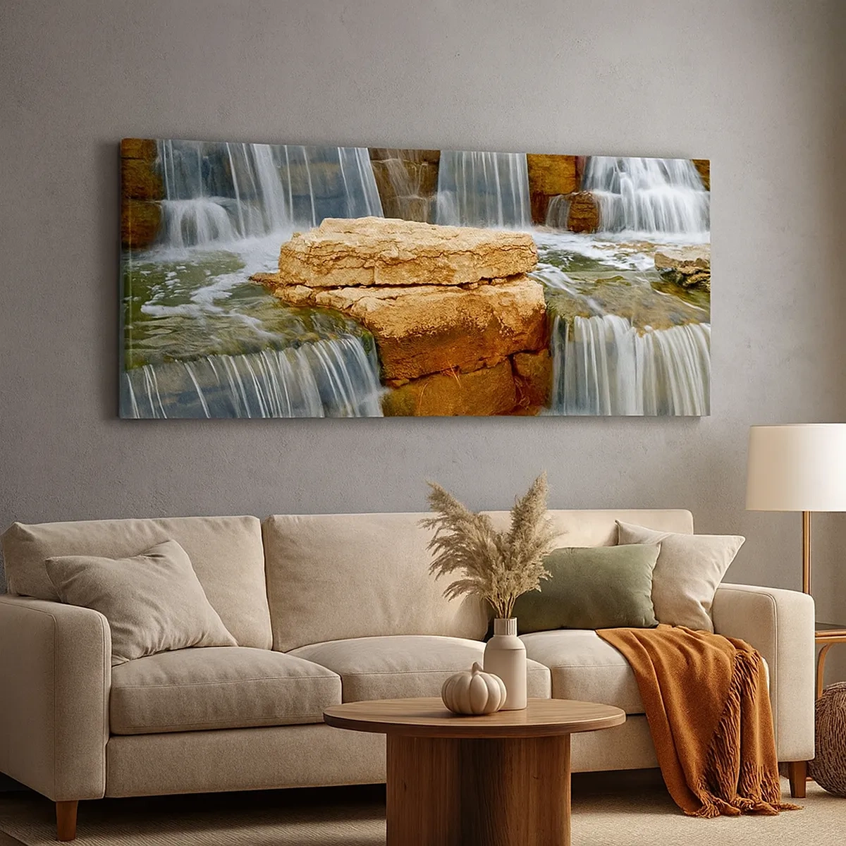 Impression sur toile - Image sur toile - Escalier vers le ciel - 30x30 cm