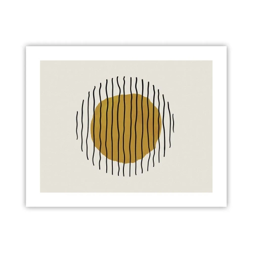 Affiche - Poster - Abstraction tremblante de chaleur - 50x40 cm