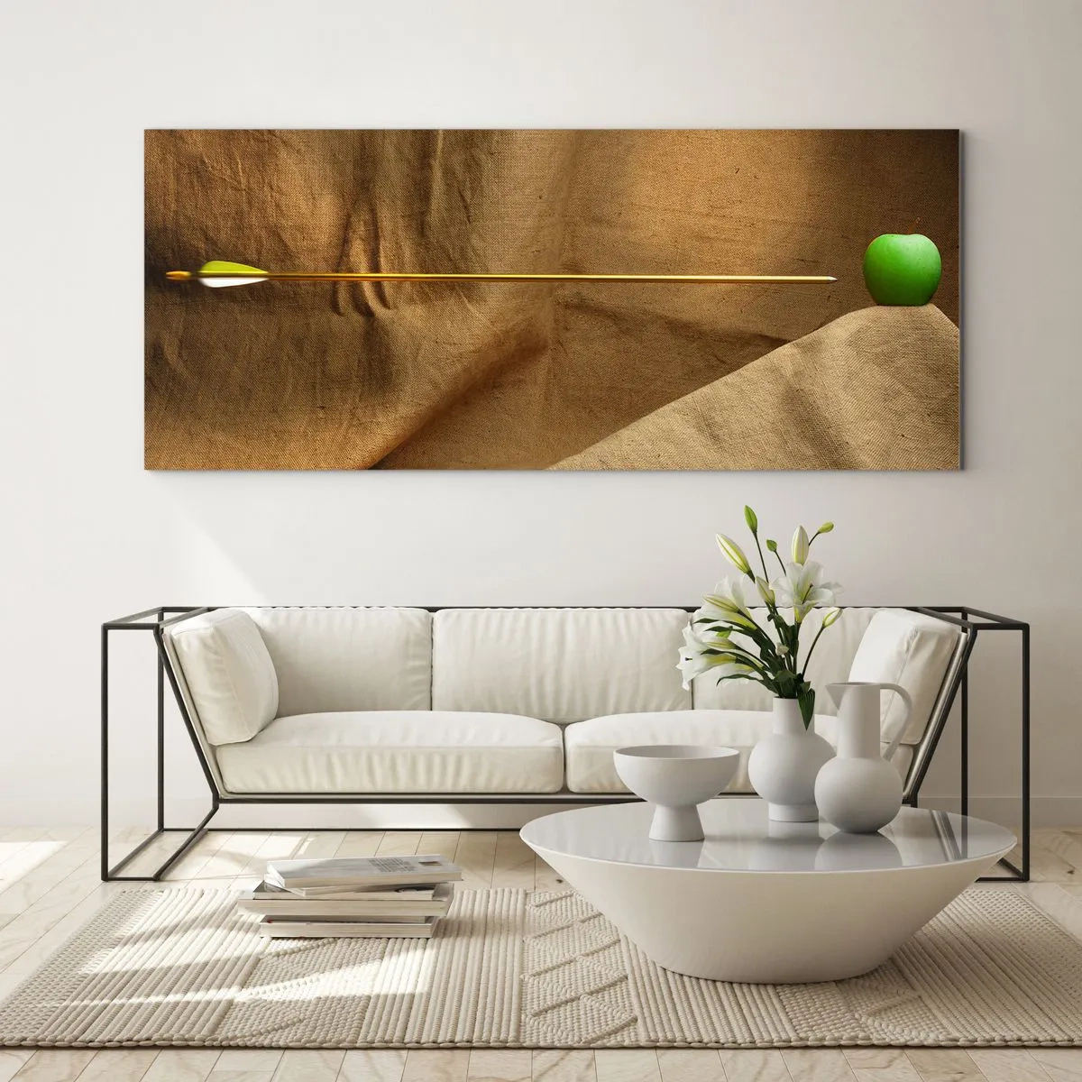 Impression sur verre - Image sur verre - Invoquer l'esprit de Guillaume Tell - 100x40 cm
