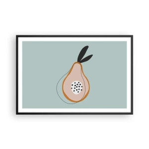 Affiche dans un cadre noir - Poster - Pénétrer la nature des choses - 91x61 cm