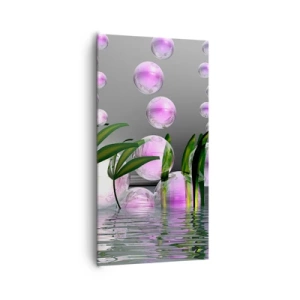 Impression sur toile - Image sur toile - Une composition réfléchissante de légèreté et de vie - 65x120 cm