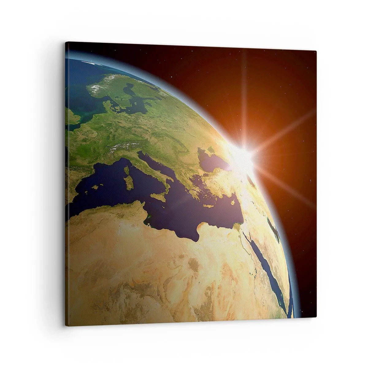 Impression sur toile - Image sur toile - Lever de soleil - 50x50 cm