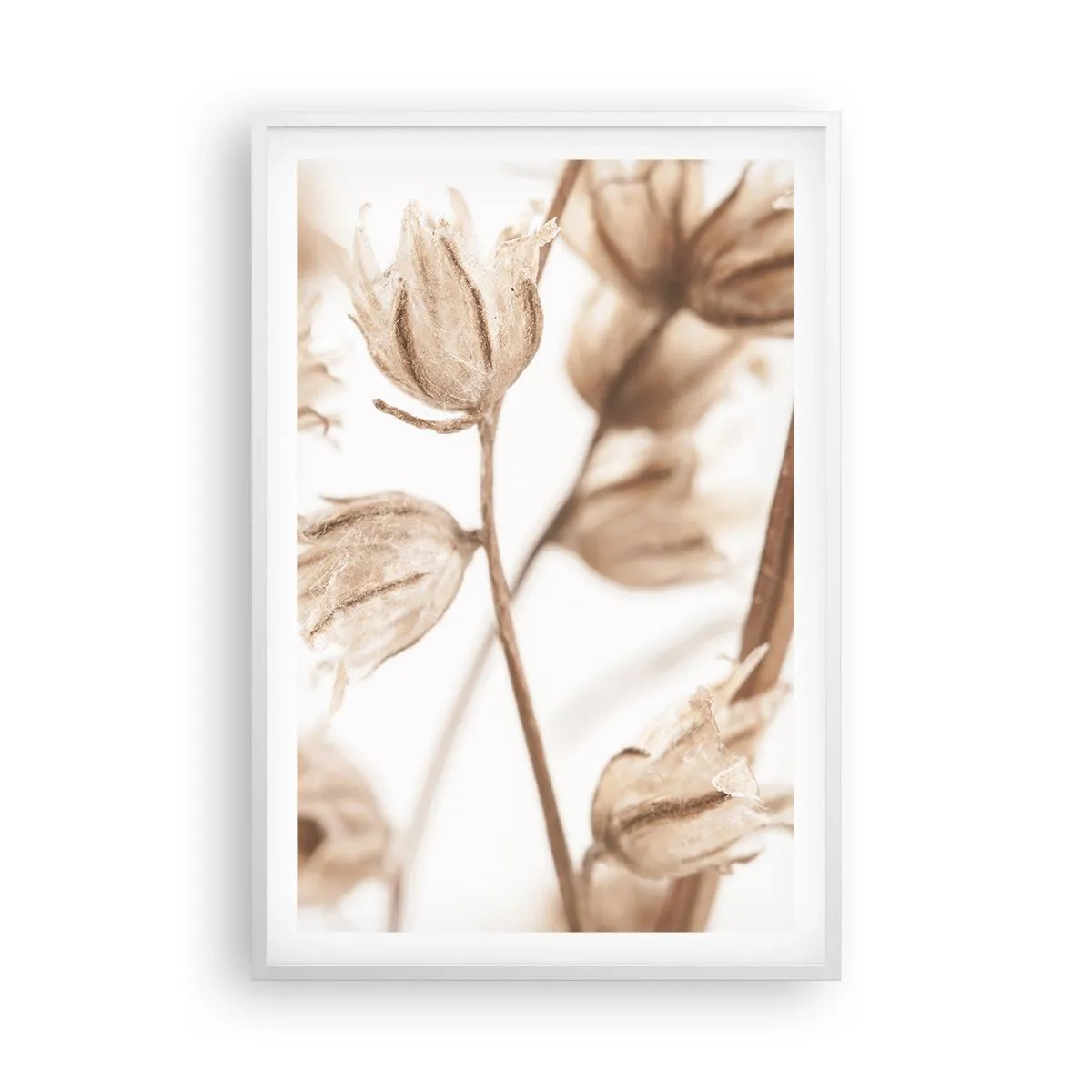 Affiche dans un cadre blanc - Poster - Ils appellent à la fin de l'été - 61x91 cm