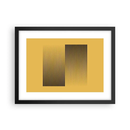 Affiche dans un cadre noir - Poster - Cadre opposé - 40x30 cm