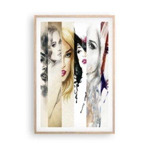 Affiche dans un chêne clair - Poster - Et c'est toujours TOI - 61x91 cm