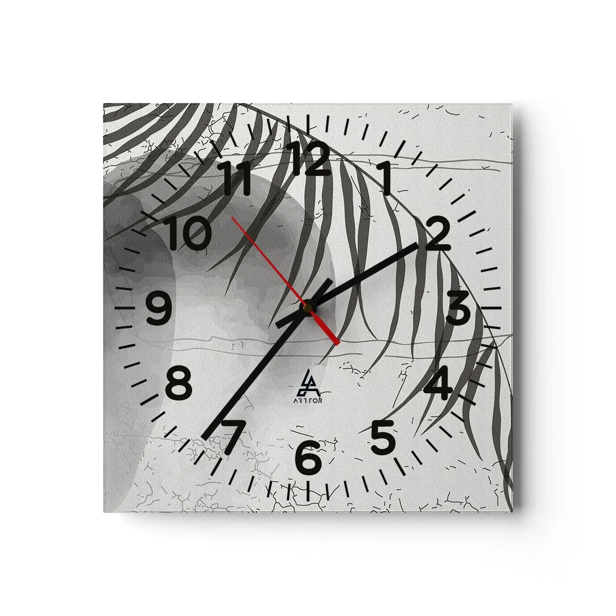 Horloge murale - Pendule murale - L'exotisme subtil de la nature - 30x30 cm