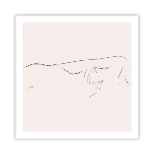 Affiche - Poster - La forme du désir - 60x60 cm