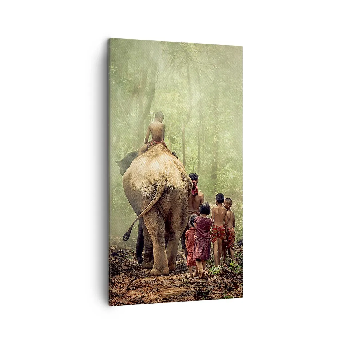 Impression sur toile - Image sur toile - Nouveau livre de la jungle - 45x80 cm
